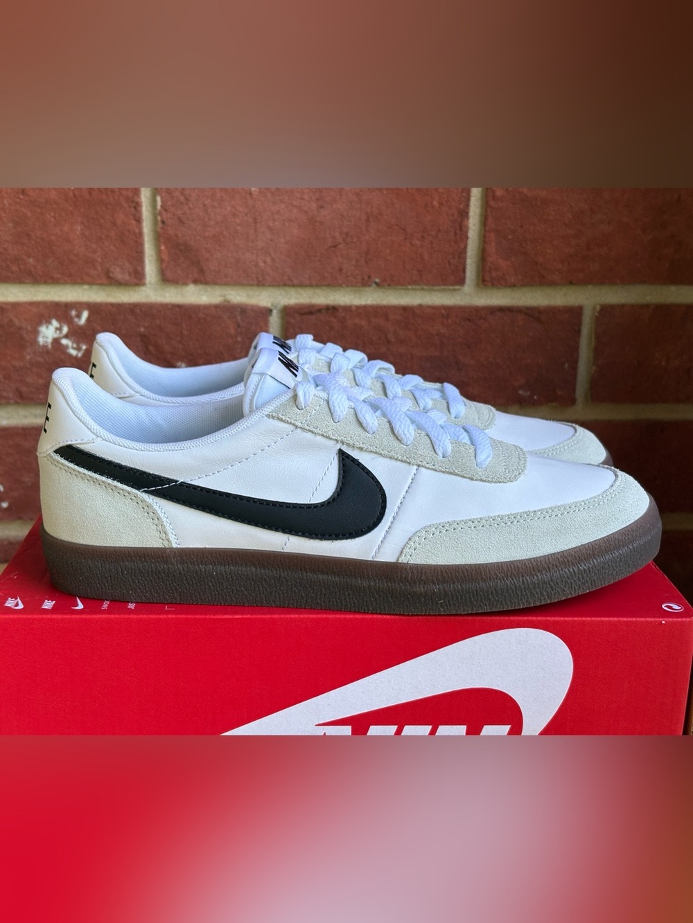 New Nike Killshot 2 GS White Black Gum Youth Sneakers Retro Athletic Shoes